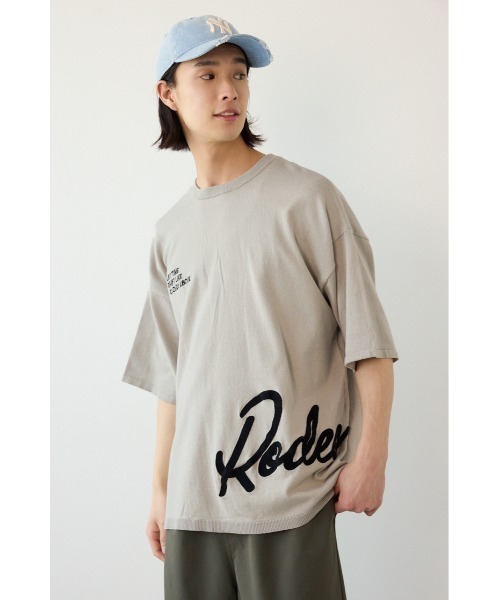 RODEO CROWNS WIDE BOWL（ロデオクラウンズワイドボウル）の「ビッグチェーン刺繍ニットトップス（その他トップス・メンズ・グリーン/ライトグレー/ブラック・MEDIUM/LARGE）」の22枚目の写真