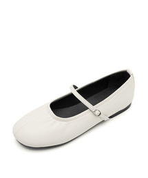 Logg Wrinkle MJ フラットシューズ 2cm -WS8030 (4カラー)
