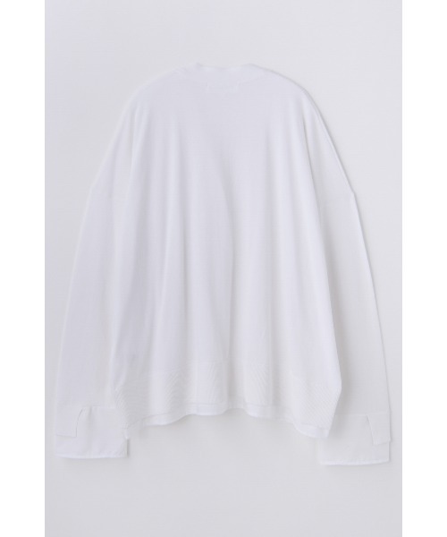 ENFOLD(エンフォルド)の「FABRIC DOCKING CARDIGAN(カーディガン/ボレロ・レディース・ブラック/ミント/ホワイト・38)」の4枚目の写真