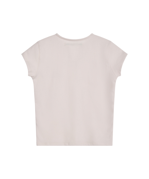 Rest&Recreation（レストアンドレクリエーション）の「SLIT NECK T-SHIRT - PINK（Tシャツ/カットソー・レディース・その他・ONE）」の2枚目の写真