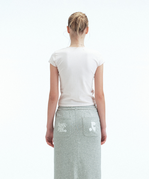 Rest&Recreation（レストアンドレクリエーション）の「SLIT NECK T-SHIRT - PINK（Tシャツ/カットソー・レディース・その他・ONE）」の5枚目の写真