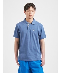 タータン チェック Barbour ロゴ スポーツ ポロシャツ