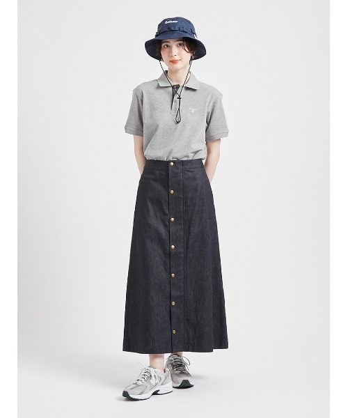 Barbour（バブアー）の「タータン チェック Barbour ロゴ スポーツ ポロシャツ（ポロシャツ・メンズ・ネイビー/ホワイト/ブラック/ライトベージュ/ライトブルー/グレー・SMALL/LARGE/X-LARGE/MEDIUM）」の17枚目の写真