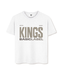 BASIC LABEL（ベーシックラベル）の「Kingsof overfit short-sleeved T-shirt 4 Color [BLSE_1006]（Tシャツ/カットソー）」