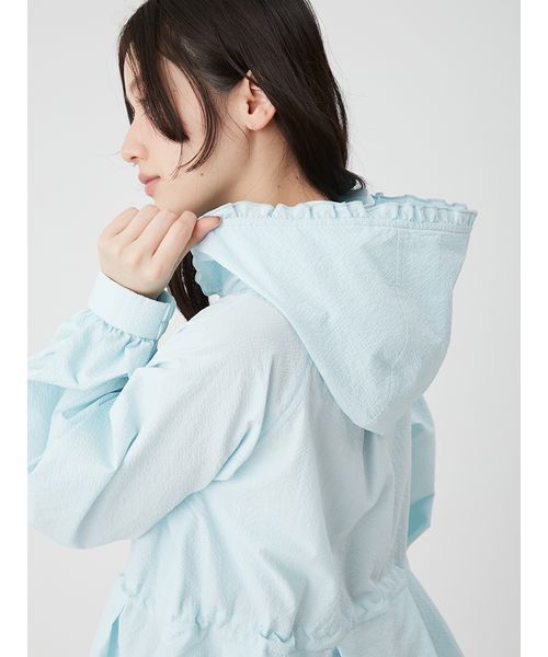 LILY BROWN(リリーブラウン)の「【UVカット】ペプラムブルゾン(ブルゾン・レディース・ホワイト/ブラック/ライトブルー・F)」の14枚目の写真