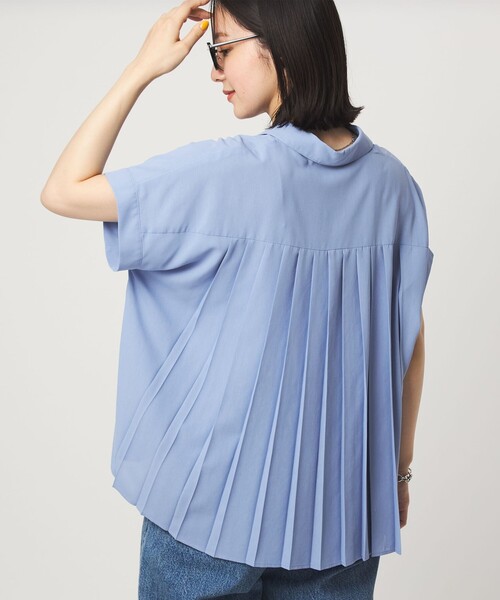 セール】【WEB限定】＜at ease＞バック プリーツ ブラウス UVカット