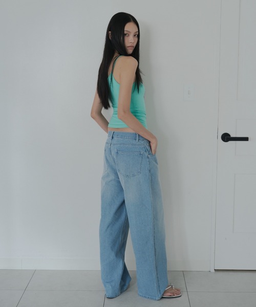 FEKETE(フェケテ)の「minimal camisole / ストレッチキャミソール(キャミソール・レディース・ターコイズブルー/ピンク/ブラック・SMALL/LARGE/MEDIUM)」の20枚目の写真