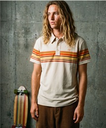 TMT（ティーエムティー）の「【TMT×Ocean Pacific】 PEARTEX POLO SHIRT(BORDER)（ポロシャツ）」