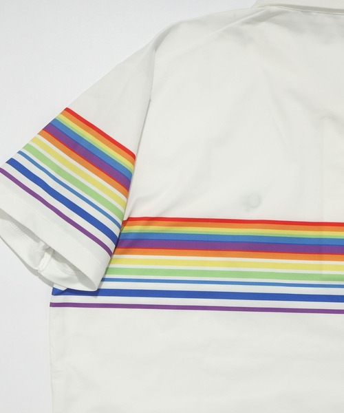 TMT（ティーエムティー）の「【TMT×Ocean Pacific】 PEARTEX POLO SHIRT（BORDER）（ポロシャツ・レディース・ベージュ/ネイビー/ホワイト・MEDIUM/LARGE/X-LARGE）」の7枚目の写真