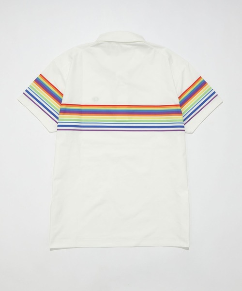 TMT（ティーエムティー）の「【TMT×Ocean Pacific】 PEARTEX POLO SHIRT（BORDER）（ポロシャツ・レディース・ベージュ/ネイビー/ホワイト・MEDIUM/LARGE/X-LARGE）」の8枚目の写真