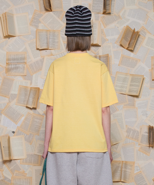 UNALLOYED（アナロイド）の「アトリエTシャツ / イエロー（Tシャツ/カットソー・メンズ・その他・SMALL/MEDIUM/LARGE）」の3枚目の写真