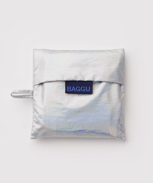 BAGGU(バグー)の「STANDARD BAGGU 643.メタリックムーンストーン(エコバッグ/サブバッグ・レディース・シルバー・FREE)」の2枚目の写真