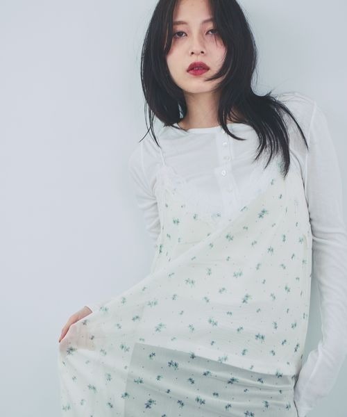 JEANASIS(ジーナシス)の「【選べる着丈】シアーレースキャミワンピース/1049061(その他トップス・レディース・ブラック系その他/ホワイト系その他・SMALL/FREE)」の11枚目の写真