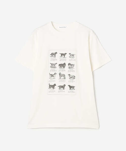 Bshop(ビショップ)の「History of Art | プリントTシャツ DOG WOMEN(Tシャツ/カットソー・レディース・ホワイト系その他・S)」の2枚目の写真