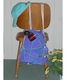 MAISON CREME（メゾンクレム）の「[Archive] Twinkle string backpack_Purple blue（バックパック/リュック）」