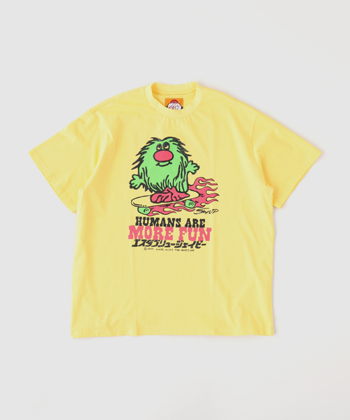 JOURNAL STANDARD(ジャーナルスタンダード)の「SWJP / エスダブリュージェーピー MOSSY MOE T-SHIRT(Tシャツ/カットソー・メンズ・イエロー/ブルー・LARGE/MEDIUM)」の2枚目の写真