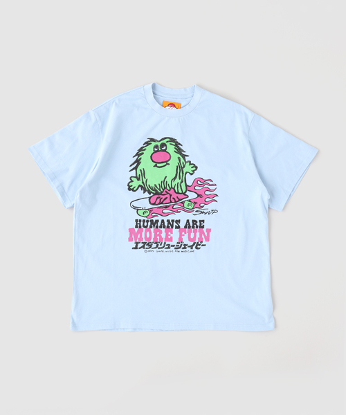 JOURNAL STANDARD(ジャーナルスタンダード)の「SWJP / エスダブリュージェーピー MOSSY MOE T-SHIRT(Tシャツ/カットソー・メンズ・イエロー/ブルー・LARGE/MEDIUM)」の1枚目の写真