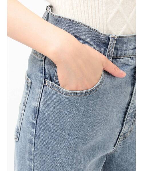 EATME(イートミー)の「サイドレースアップカットアウトデニムパンツ(デニムパンツ・レディース・ライトブルー・MEDIUM/SMALL)」の11枚目の写真