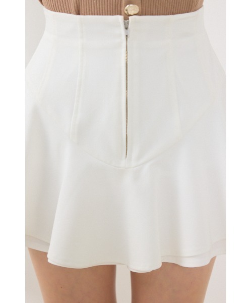 rienda(リエンダ)の「レイヤードヘムコルセットスコートショートパンツ 夏服 秋服(その他パンツ・レディース・ブラック/ブルー/ホワイト・MEDIUM/SMALL/X-SMALL)」の13枚目の写真