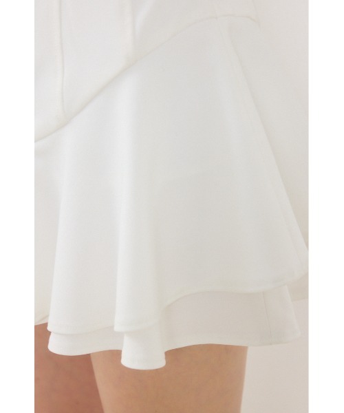 rienda(リエンダ)の「レイヤードヘムコルセットスコートショートパンツ 夏服 秋服(その他パンツ・レディース・ブラック/ブルー/ホワイト・MEDIUM/SMALL/X-SMALL)」の15枚目の写真