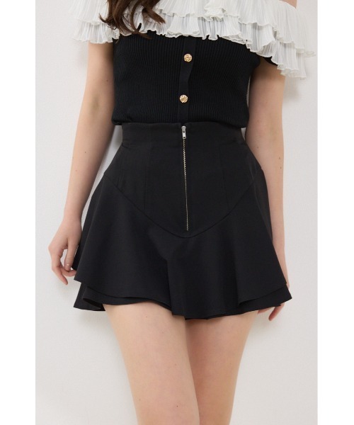 rienda(リエンダ)の「レイヤードヘムコルセットスコートショートパンツ 夏服 秋服(その他パンツ・レディース・ブラック/ブルー/ホワイト・MEDIUM/SMALL/X-SMALL)」の20枚目の写真