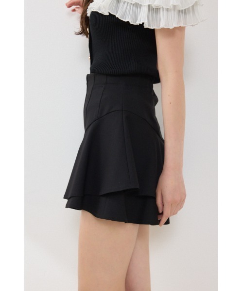 rienda(リエンダ)の「レイヤードヘムコルセットスコートショートパンツ 夏服 秋服(その他パンツ・レディース・ブラック/ブルー/ホワイト・MEDIUM/SMALL/X-SMALL)」の21枚目の写真