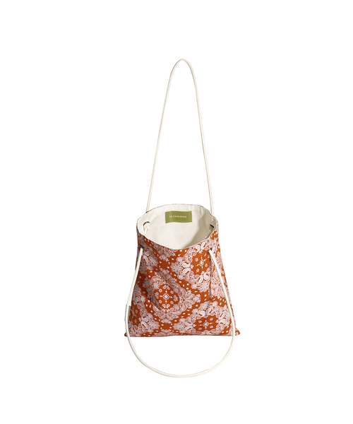 SOCHARMING（ソーチャーミング）の「Mini shoulder bag - paisley 6 colors（エコバッグ/サブバッグ・レディース・ネイビー/レッド/カーキ/イエロー/グリーン/オレンジ系その他・FREE）」の6枚目の写真