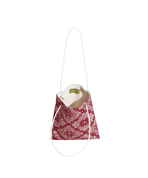 SOCHARMING（ソーチャーミング）の「Mini shoulder bag - paisley 6 colors（エコバッグ/サブバッグ・レディース・ネイビー/レッド/カーキ/イエロー/グリーン/オレンジ系その他・FREE）」の5枚目の写真