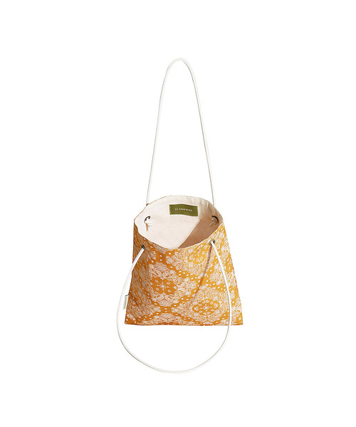 SOCHARMING（ソーチャーミング）の「Mini shoulder bag - paisley 6 colors（エコバッグ/サブバッグ・レディース・ネイビー/レッド/カーキ/イエロー/グリーン/オレンジ系その他・FREE）」の4枚目の写真