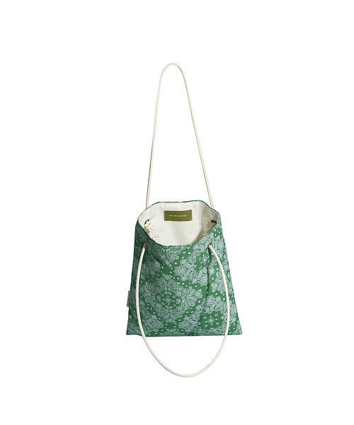 SOCHARMING（ソーチャーミング）の「Mini shoulder bag - paisley 6 colors（エコバッグ/サブバッグ・レディース・ネイビー/レッド/カーキ/イエロー/グリーン/オレンジ系その他・FREE）」の3枚目の写真
