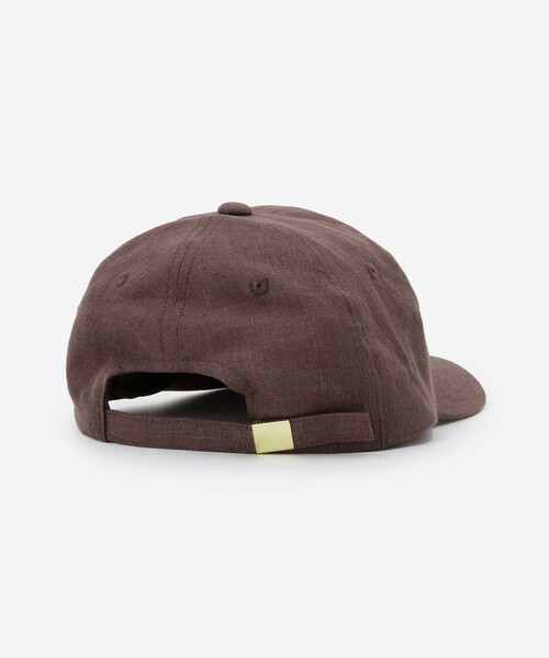 Bshop（ビショップ）の「PROTAGONISTA | リネン 6パネルキャップ WOMEN（キャップ・レディース・ブラウン/ベージュ・F）」の6枚目の写真