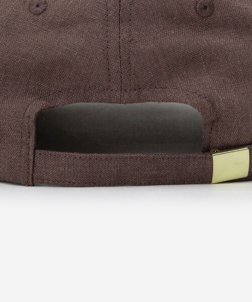 Bshop（ビショップ）の「PROTAGONISTA | リネン 6パネルキャップ WOMEN（キャップ・レディース・ブラウン/ベージュ・F）」の8枚目の写真