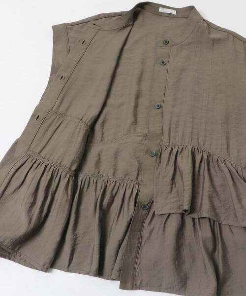 ITEMS URBANRESEARCH(アイテムズ アーバンリサーチ)の「フリル切り替えブラウス(シャツ/ブラウス・レディース・ラベンダー/モカ/ホワイト・FREE)」の19枚目の写真