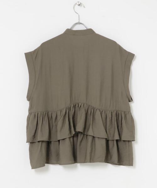 ITEMS URBANRESEARCH(アイテムズ アーバンリサーチ)の「フリル切り替えブラウス(シャツ/ブラウス・レディース・ラベンダー/モカ/ホワイト・FREE)」の20枚目の写真
