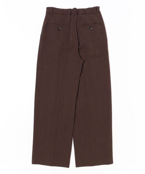 CLANE(クラネ)の「CLANE 2WAY TUCK STRAIGHT PANTS(その他パンツ・レディース・ブラック/ブラウン/その他・1/2)」の4枚目の写真