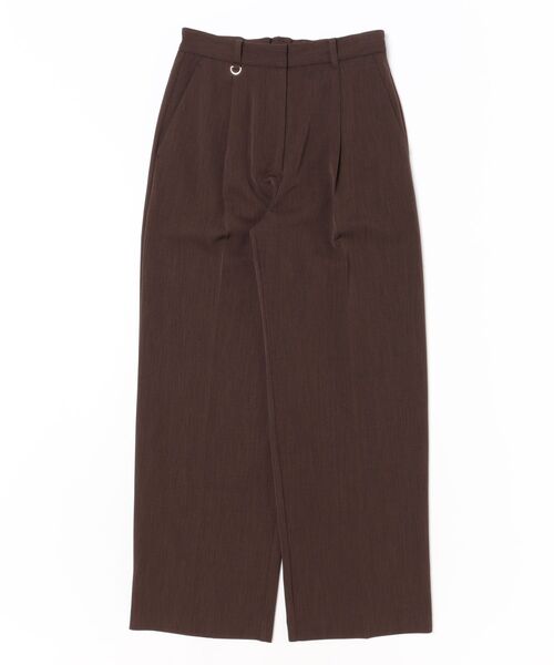 CLANE(クラネ)の「CLANE 2WAY TUCK STRAIGHT PANTS(その他パンツ・レディース・ブラック/ブラウン/その他・1/2)」の7枚目の写真
