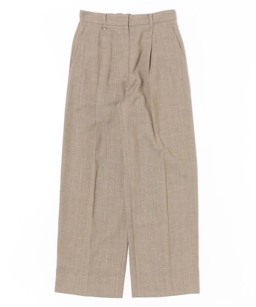 CLANE(クラネ)の「CLANE 2WAY TUCK STRAIGHT PANTS(その他パンツ・レディース・ブラック/ブラウン/その他・1/2)」の5枚目の写真