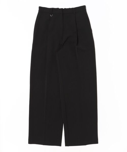 CLANE(クラネ)の「CLANE 2WAY TUCK STRAIGHT PANTS(その他パンツ・レディース・ブラック/ブラウン/その他・1/2)」の6枚目の写真