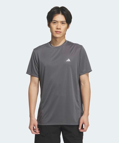adidas(アディダス)の「クルーネック 半袖シャツ【adidas Golf/アディダスゴルフ】(Tシャツ/カットソー・メンズ・グレー・XX-LARGE/3XL/LARGE/MEDIUM/SMALL/X-LARGE)」の1枚目の写真