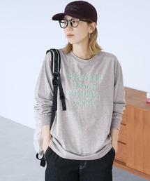 reca | ビーズ刺繍ロゴTシャツ(Tシャツ/カットソー)