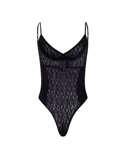 PLEASENOFOLLOW(プリーズノーフォロー)の「Arin Lace Bodysuit (Black)(Tシャツ/カットソー・レディース・その他・FREE)」の3枚目の写真