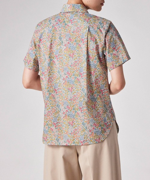 Paul Smith(ポールスミス)の「ウィメンズ リバティプリント 半袖シャツ / 265009 SH168(シャツ/ブラウス・レディース・ブルー/アイボリー・40)」の13枚目の写真