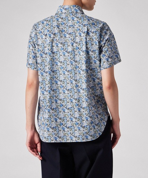 Paul Smith(ポールスミス)の「ウィメンズ リバティプリント 半袖シャツ / 265009 SH168(シャツ/ブラウス・レディース・ブルー/アイボリー・40)」の16枚目の写真