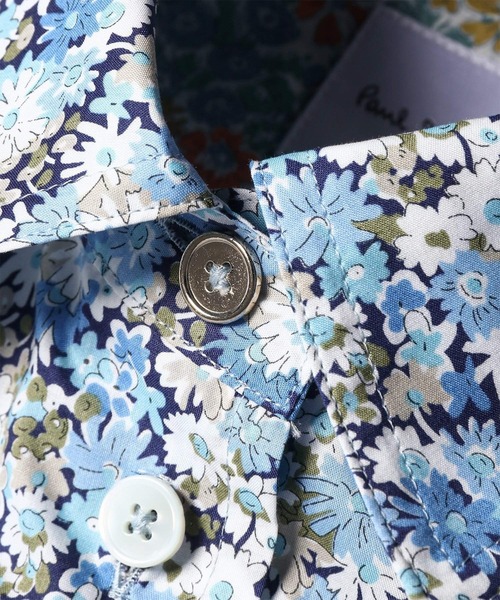 Paul Smith(ポールスミス)の「ウィメンズ リバティプリント 半袖シャツ / 265009 SH168(シャツ/ブラウス・レディース・ブルー/アイボリー・40)」の8枚目の写真
