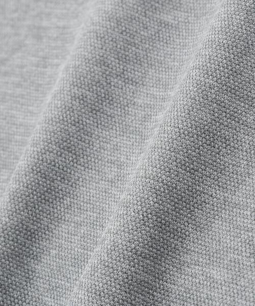PEARLY GATES（パーリーゲイツ）の「【PEARLY GATES】先染めストレッチタックボーダー半袖ハイネックカットソー［Relaxシルエット]（Tシャツ/カットソー・メンズ・グレー系その他/ホワイト系その他/ダークブルー・LARGE/X-LARGE/MEDIUM）」の9枚目の写真