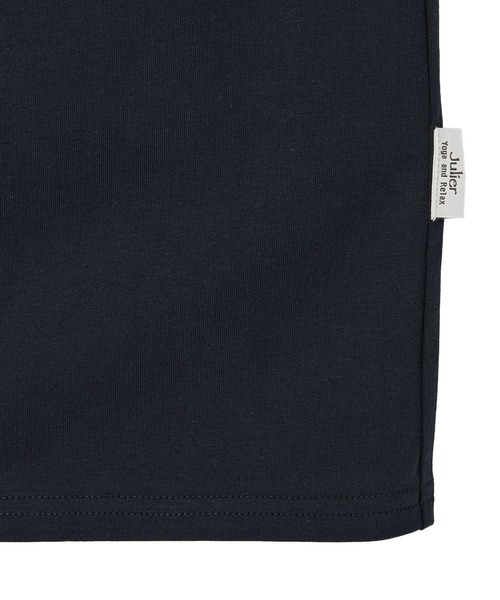 Julier Yoga and Relax(ジュリエヨガアンドリラックス)の「Julier コンディショニングロングスリーブTee(Tシャツ/カットソー・レディース・ホワイト/ネイビー・1/2)」の10枚目の写真