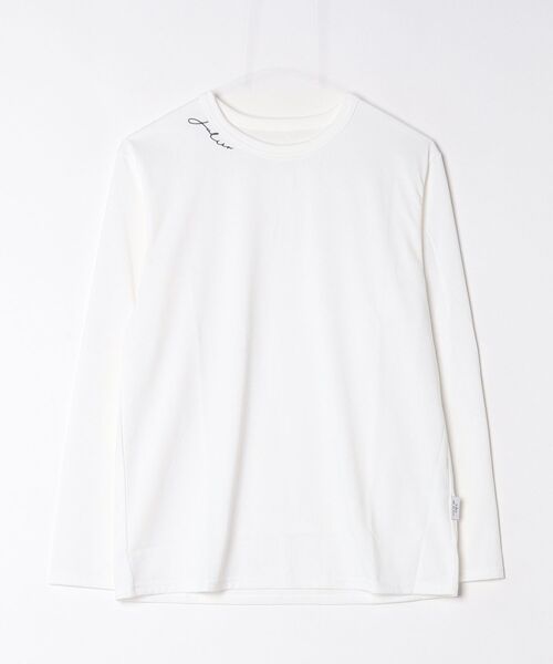 Julier Yoga and Relax(ジュリエヨガアンドリラックス)の「Julier コンディショニングロングスリーブTee(Tシャツ/カットソー・レディース・ホワイト/ネイビー・1/2)」の13枚目の写真