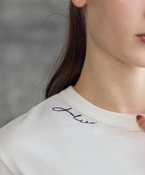 Julier Yoga and Relax(ジュリエヨガアンドリラックス)の「Julier コンディショニングロングスリーブTee(Tシャツ/カットソー・レディース・ホワイト/ネイビー・1/2)」の21枚目の写真