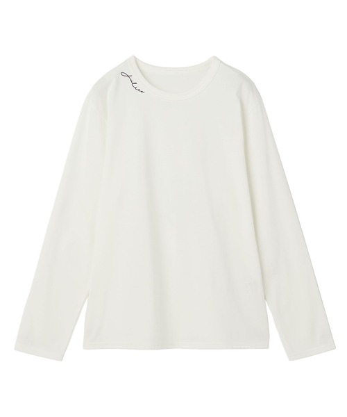 Julier Yoga and Relax(ジュリエヨガアンドリラックス)の「Julier コンディショニングロングスリーブTee(Tシャツ/カットソー・レディース・ホワイト/ネイビー・1/2)」の22枚目の写真