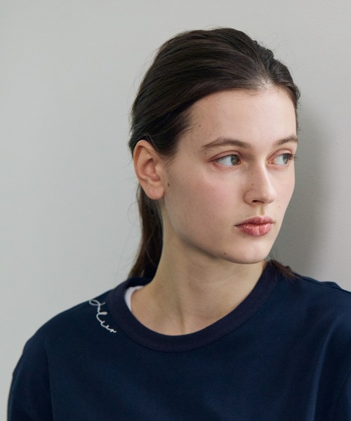 Julier Yoga and Relax(ジュリエヨガアンドリラックス)の「Julier コンディショニングロングスリーブTee(Tシャツ/カットソー・レディース・ホワイト/ネイビー・1/2)」の16枚目の写真